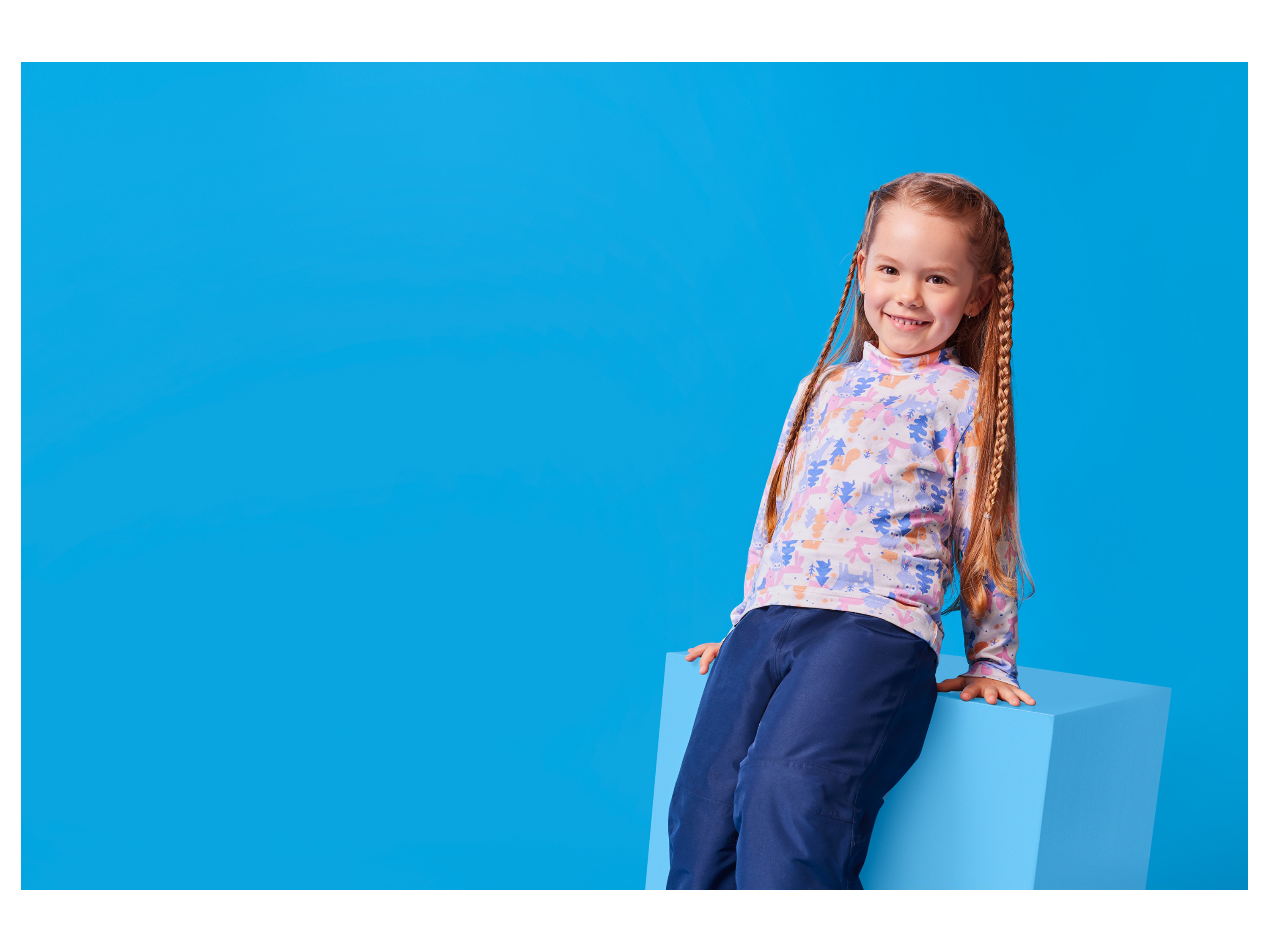 Thumbnail - lupilu® Kinder-Thermo-Langarmshirts, 2 Stück (Hellblau, 110/116)