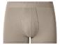 Herren-Boxershorts in Beige mit elastischem Bund.