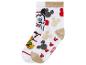 Zwei Paar Mickey Mouse Socken mit Plüsch-Textur.