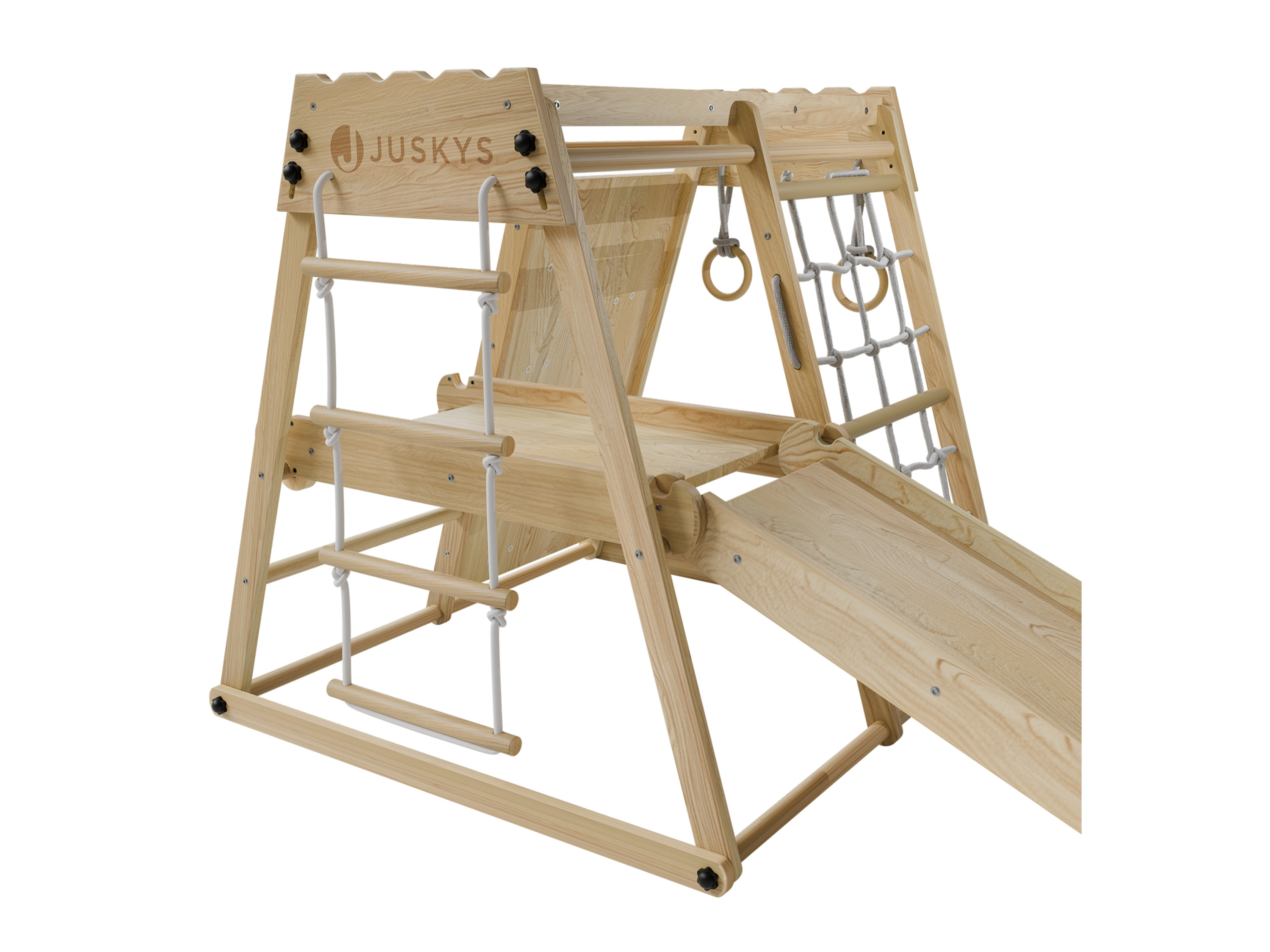 Thumbnail - Juskys Klettergerüst für Kinder mit Rutsche (Mini)