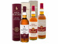 Drei Flaschen Ben Bracken Speyside Single Malt Whisky, 21 Jahre alt und 25 Jahre alt.