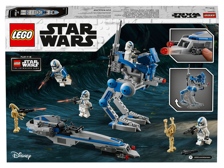 Gehe zu Vollbildansicht: LEGO® Star Wars 75280 »Clone Troopers™ der 501. Legion™« - Bild 9