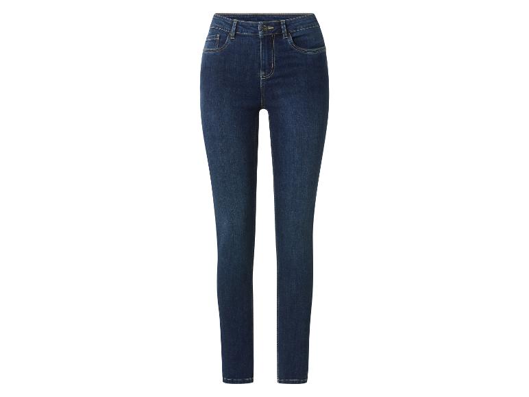 Dunkelblaue Skinny Jeans für Damen
