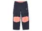 Dunkelblaue Wanderhose mit rosafarbenen Details für Kinder.