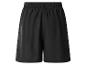 Schwarze Shorts mit elastischem Bund.
