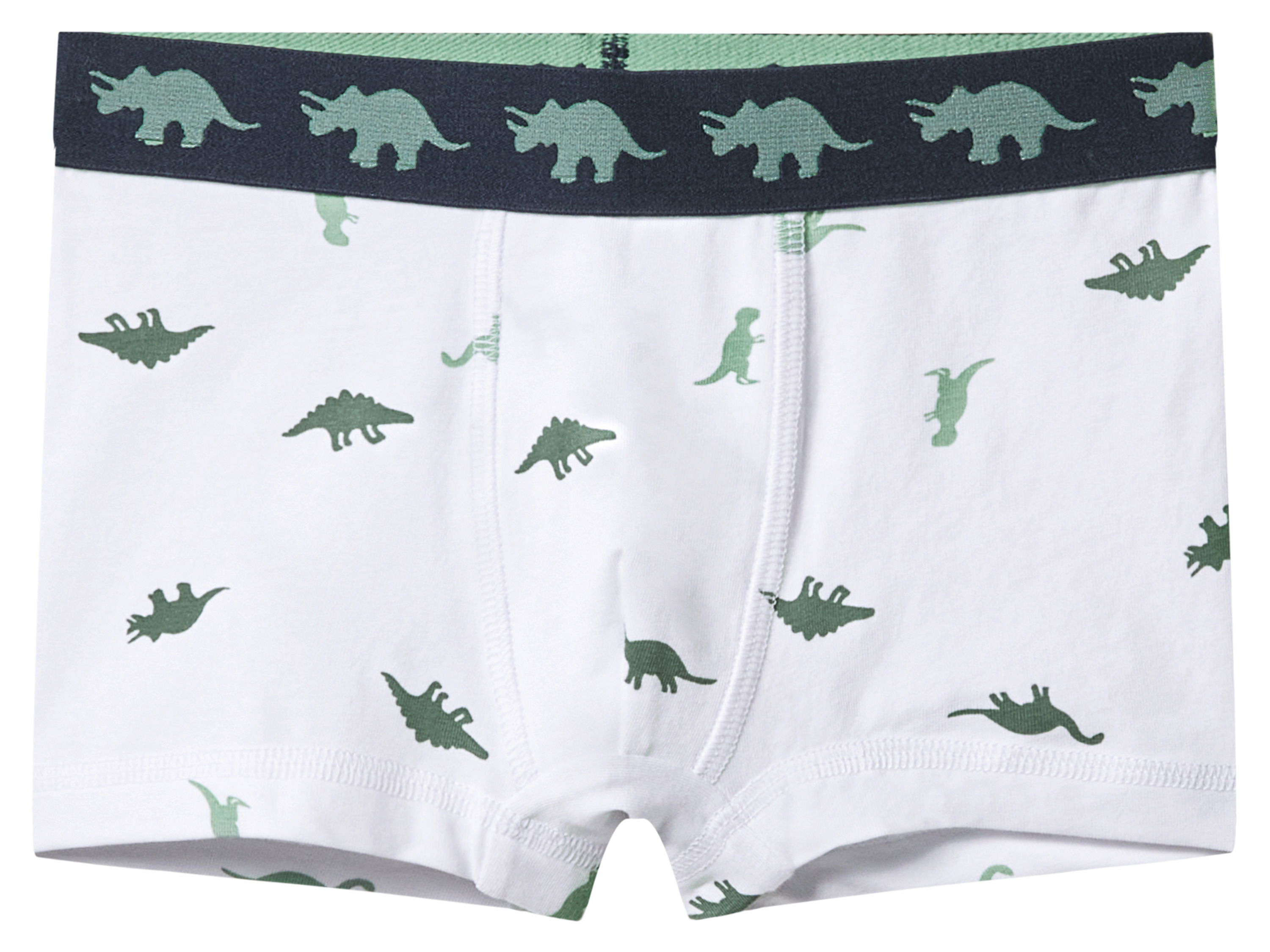 Thumbnail - lupilu® Kleinkinder Jungen Boxer, 3 Stück (Grün/Weiß, 98/104)