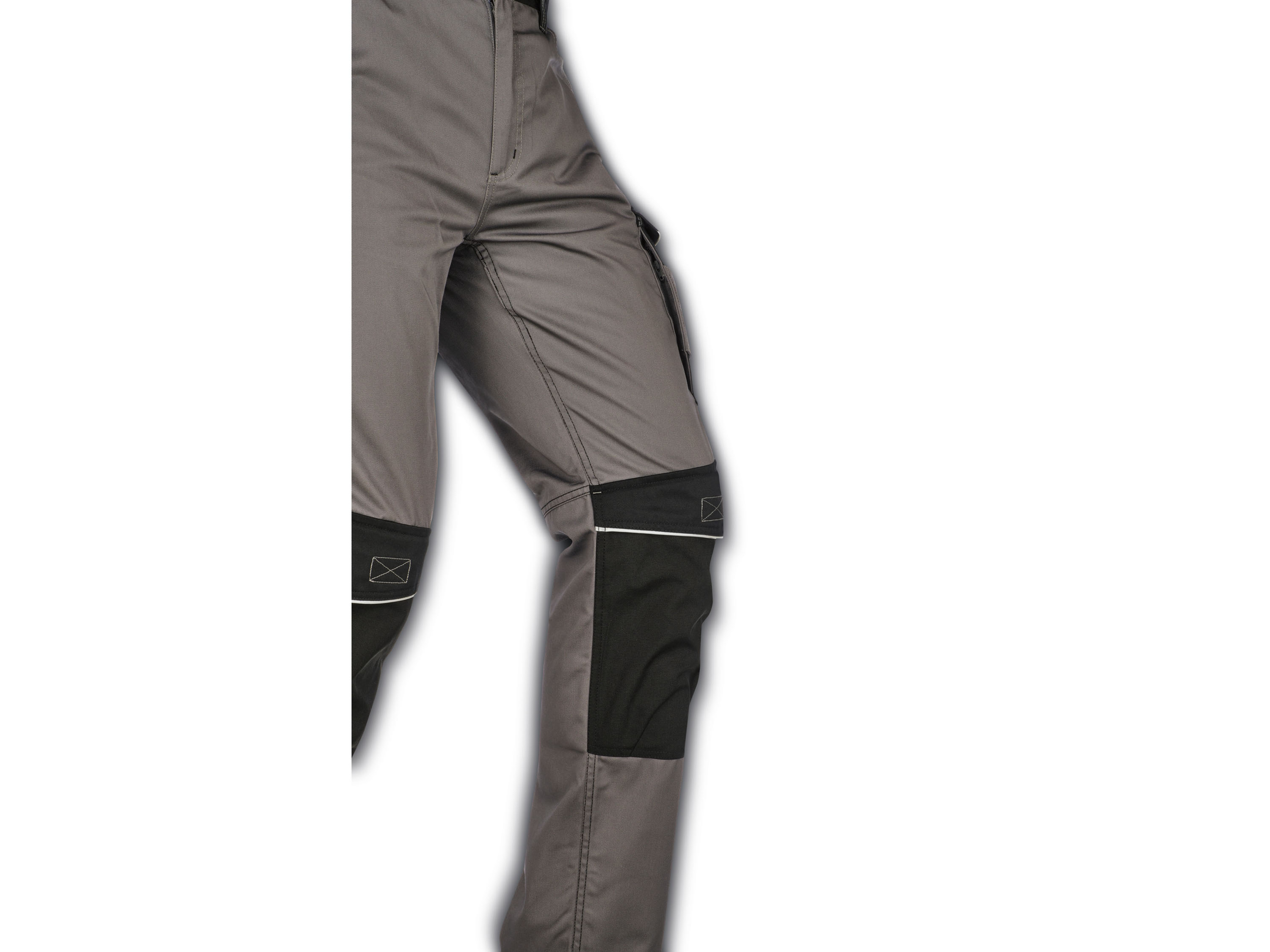 Thumbnail - PARKSIDE PERFORMANCE® Herren Arbeitsbundhose (48, grau/schwarz)