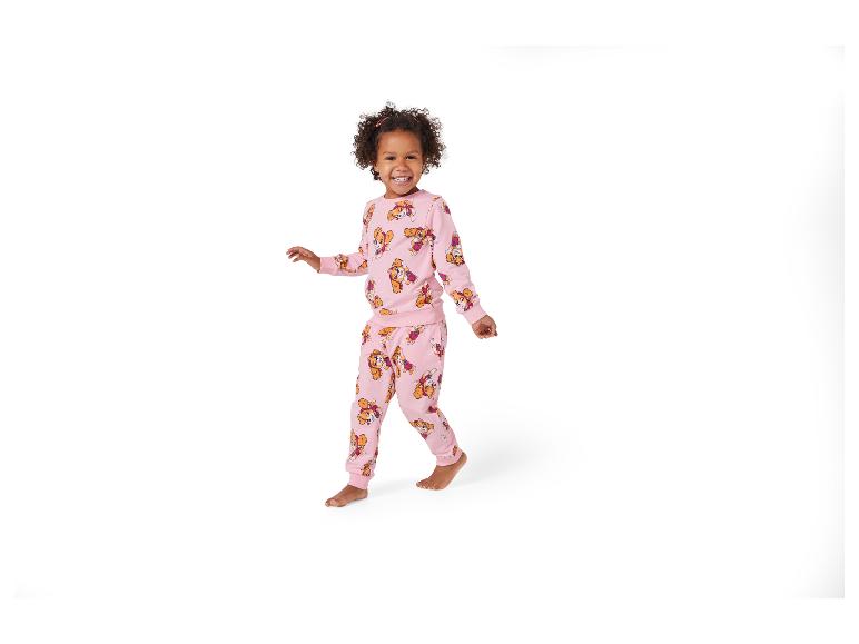 Rosa Kinderpyjama mit Paw Patrol Motiv.