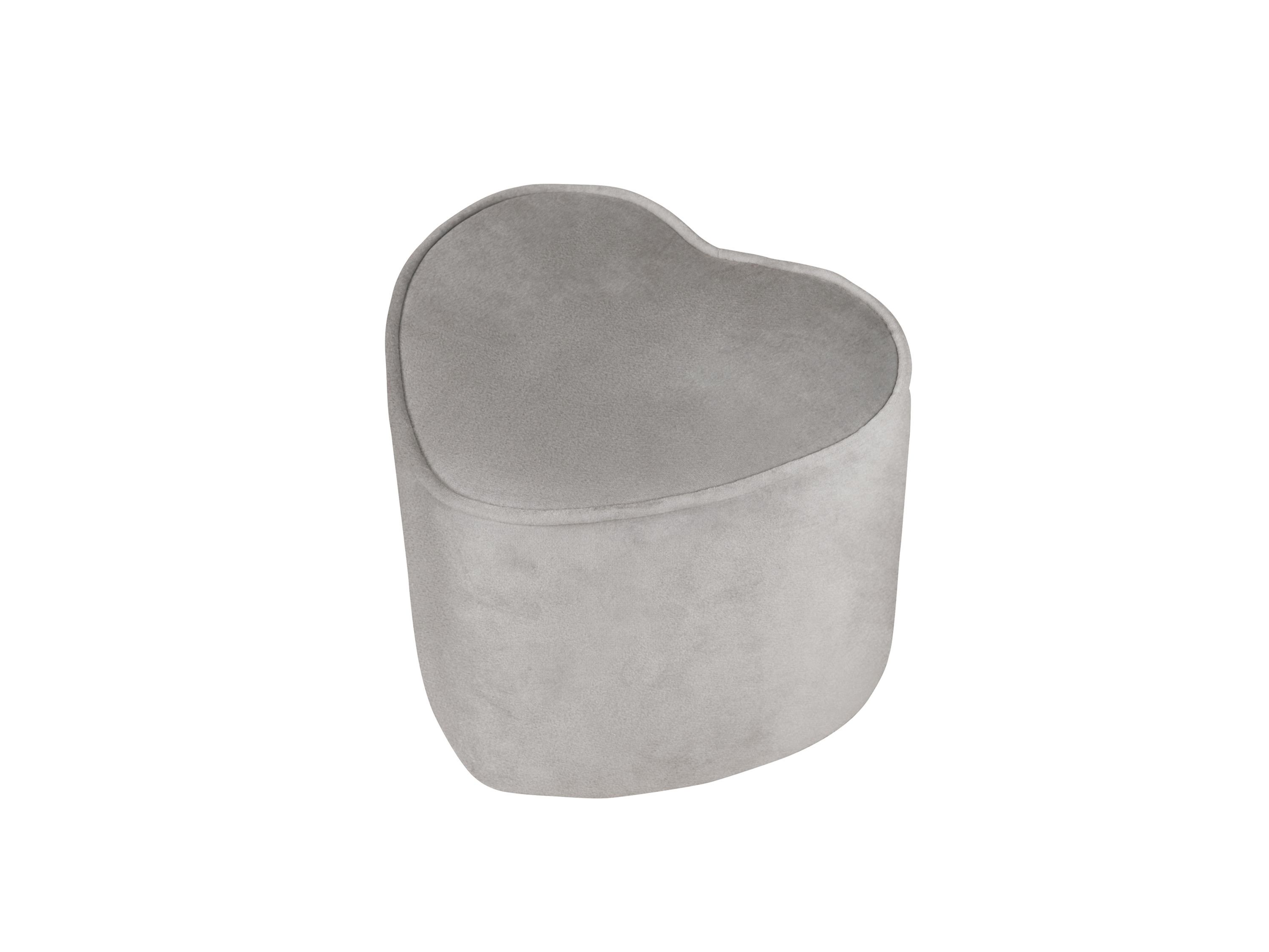 ROBA Kinderhocker (Herzform, Grau)