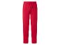 Rote Jogginghose mit Kordelzug in der Taille.