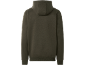 Herren-Hoodie in Olivgrün, Rückansicht.