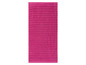 Eine rosa Badematte mit Rippenstruktur.