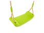 Grüne Schaukel mit Seil für Kinder