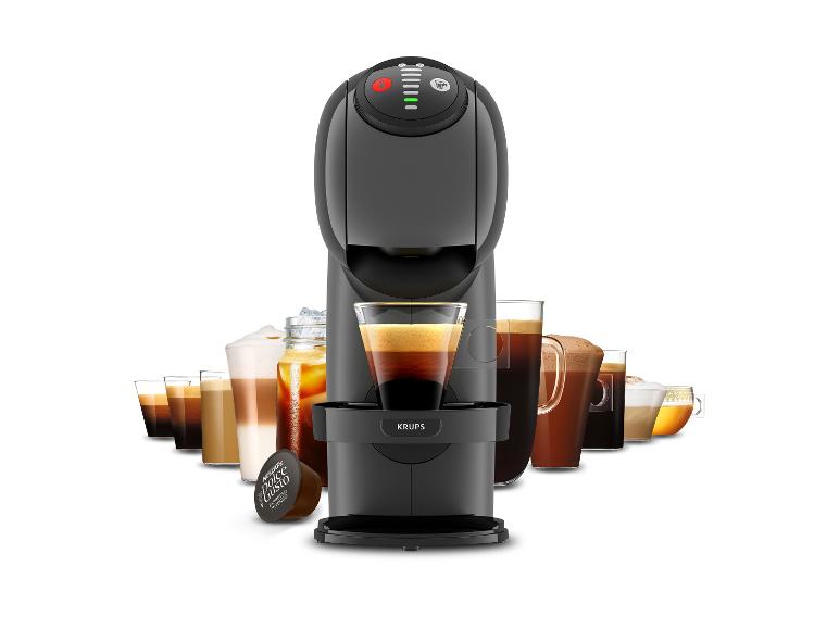 Krups Kaffeemaschine und Nescafé Dolce Gusto Getränke.