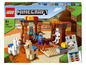 Lego Minecraft Set mit Handelsposten, Lamas und Steve.
