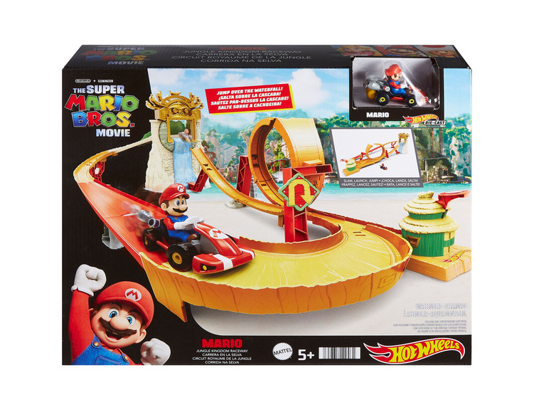 Fahrzeug Kart Rundkurs«, Hot Trackset Wheels »Mario inkl. 1
