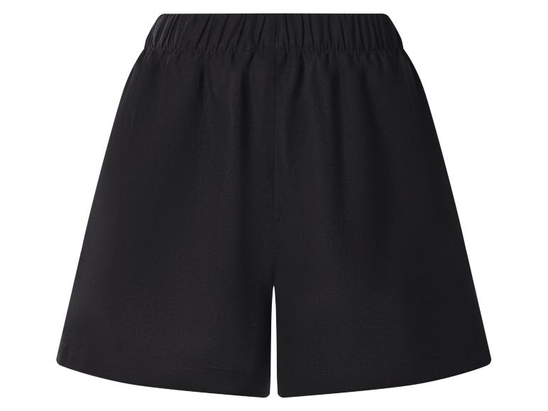 Schwarze Shorts mit elastischem Bund