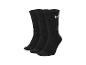 Dreierpack schwarze Crew-Socken
