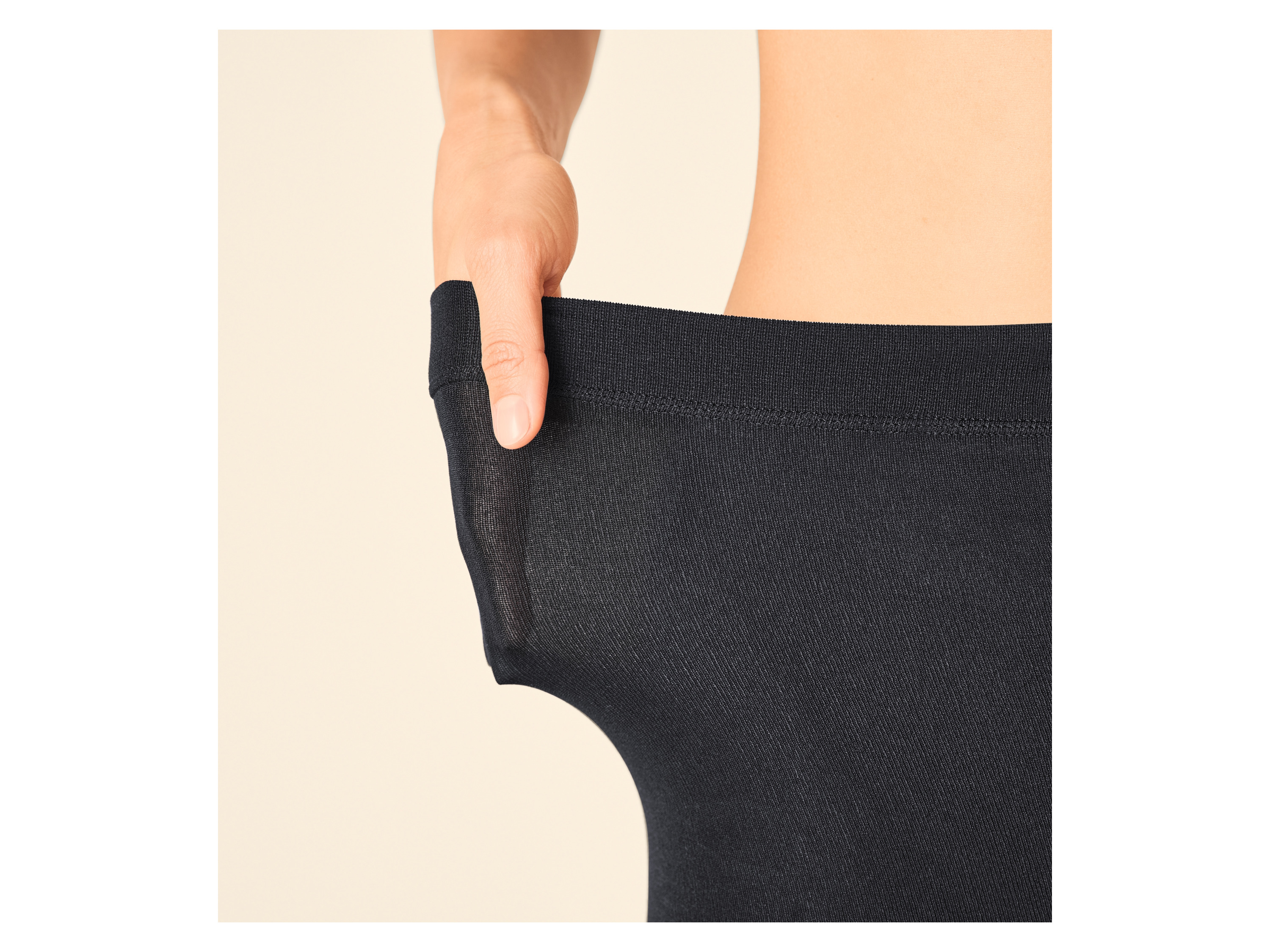 ESMARA® Damen Thermo-Leggings / Thermo-Strumpfhose (Strumpfhose/schwarz, L(44/46)) – Bild 4 von 4