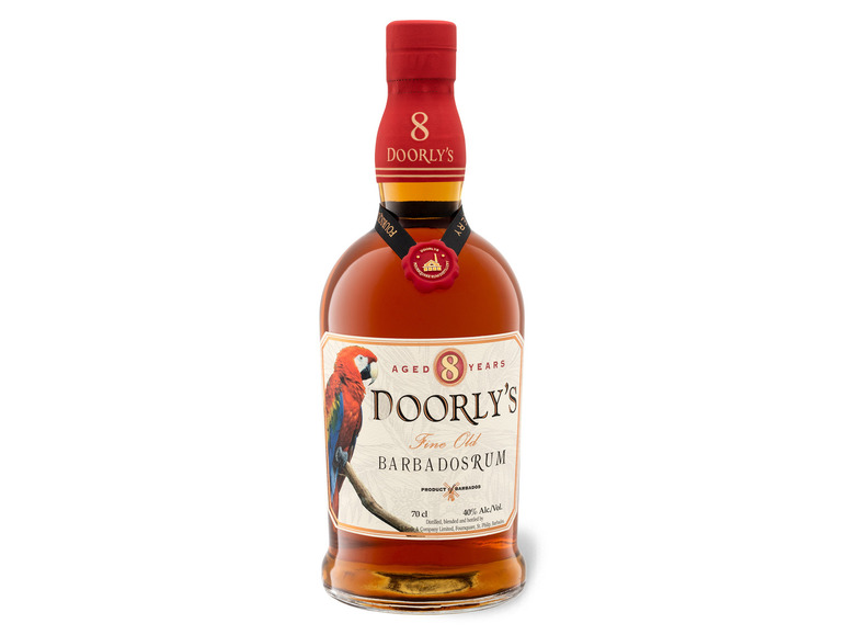 Gehe zu Vollbildansicht: Doorly's Barbados Rum 8 Jahre 40% Vol - Bild 1