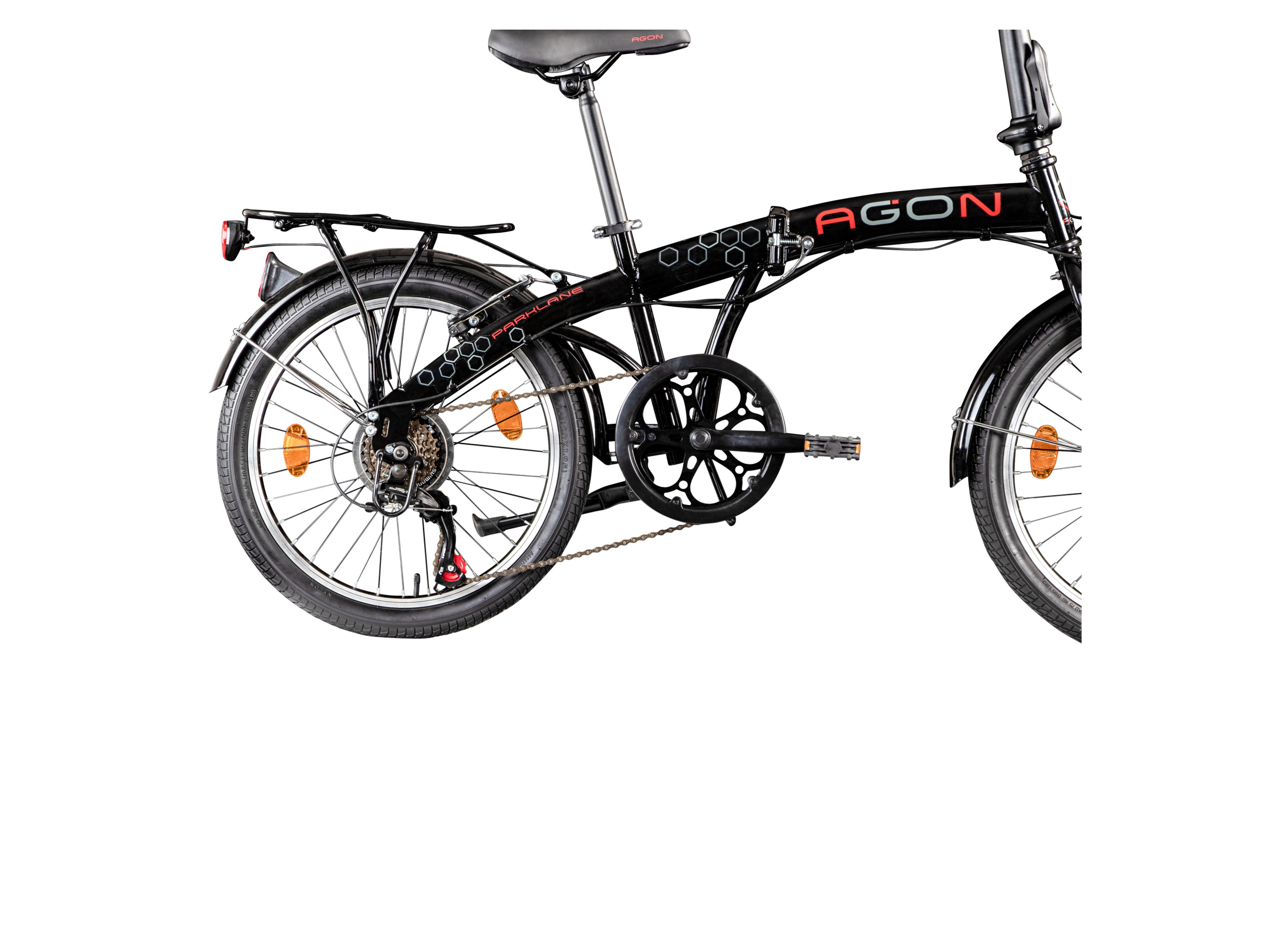 Thumbnail - Zündapp Faltrad Parklane  (Schwarz/Rot)