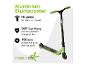 Aluminium Stuntscooter mit 360° Lenkung und 100 mm Rollen, geeignet ab 6 Jahren.