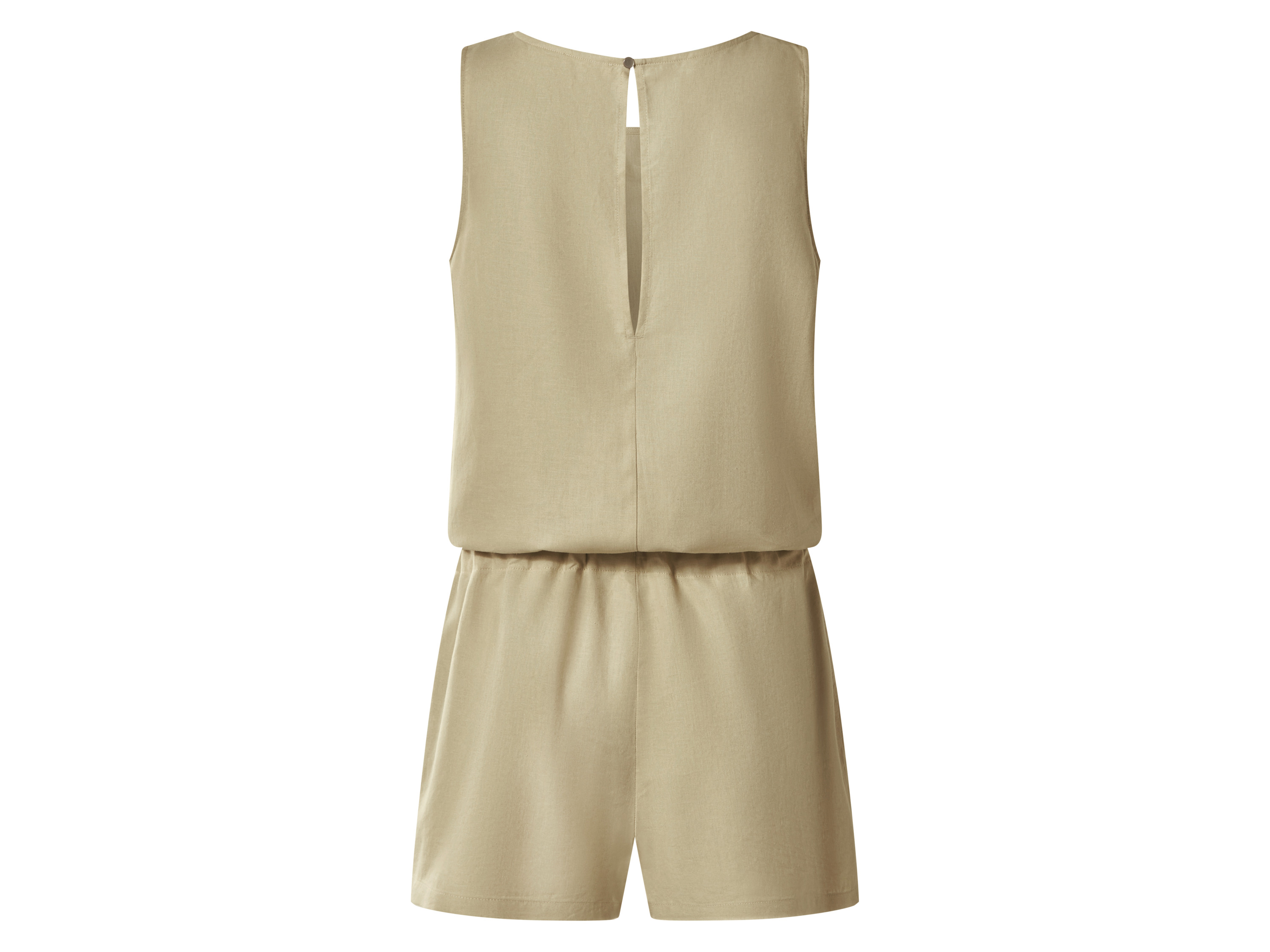 ESMARA® Damen Jumpsuit mit Leinen (Beige, 38) – Bild 3 von 3