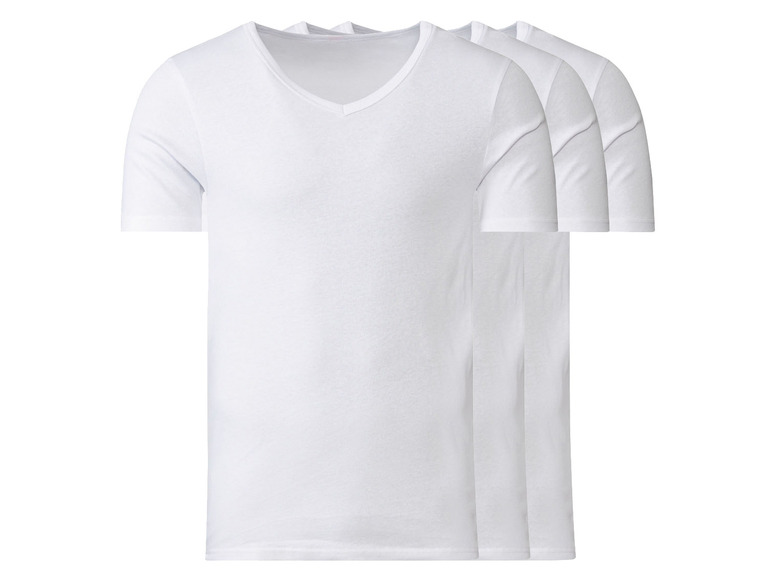 Gehe zu Vollbildansicht: LIVERGY Herren Feinripp-Unterhemden, 3 Stück, reine Baumwolle - Bild 8