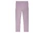 Lilafarbene Leggings für Frauen.
