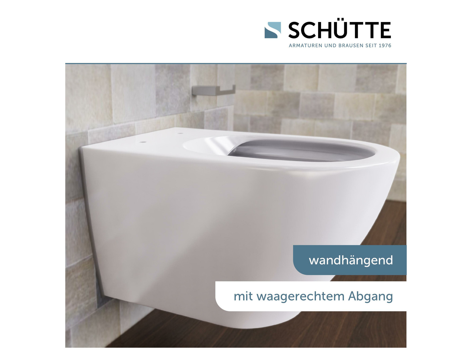 Schütte Wand-WC »TASSONI BOWL«, spülrandlos, weiß | WCs & Toiletten