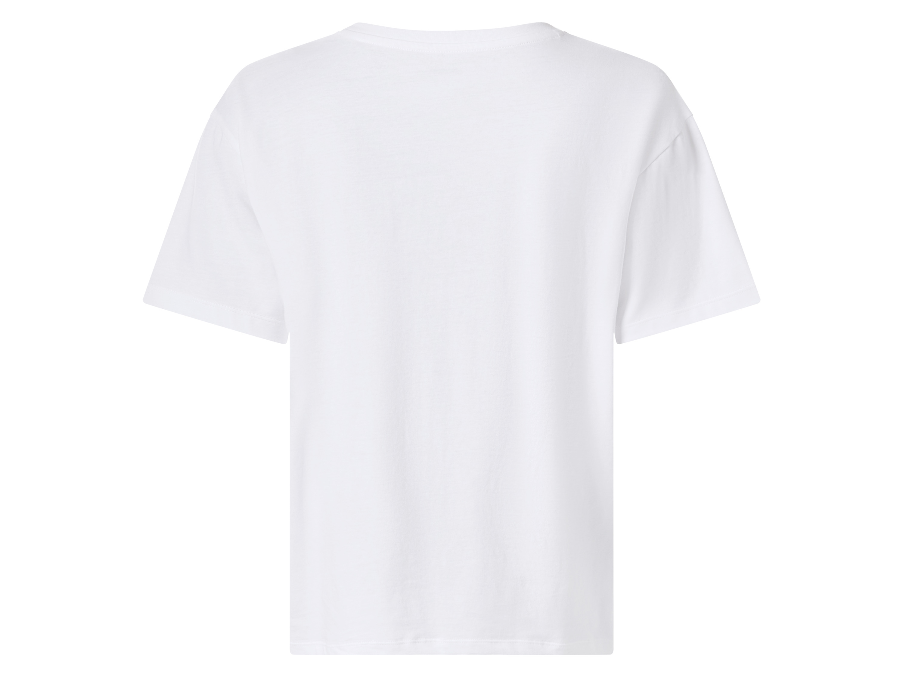 Thumbnail - esmara® Damen T-Shirt Single Jersey, 2 Stück (Schwarz/weiß, M(40/42))