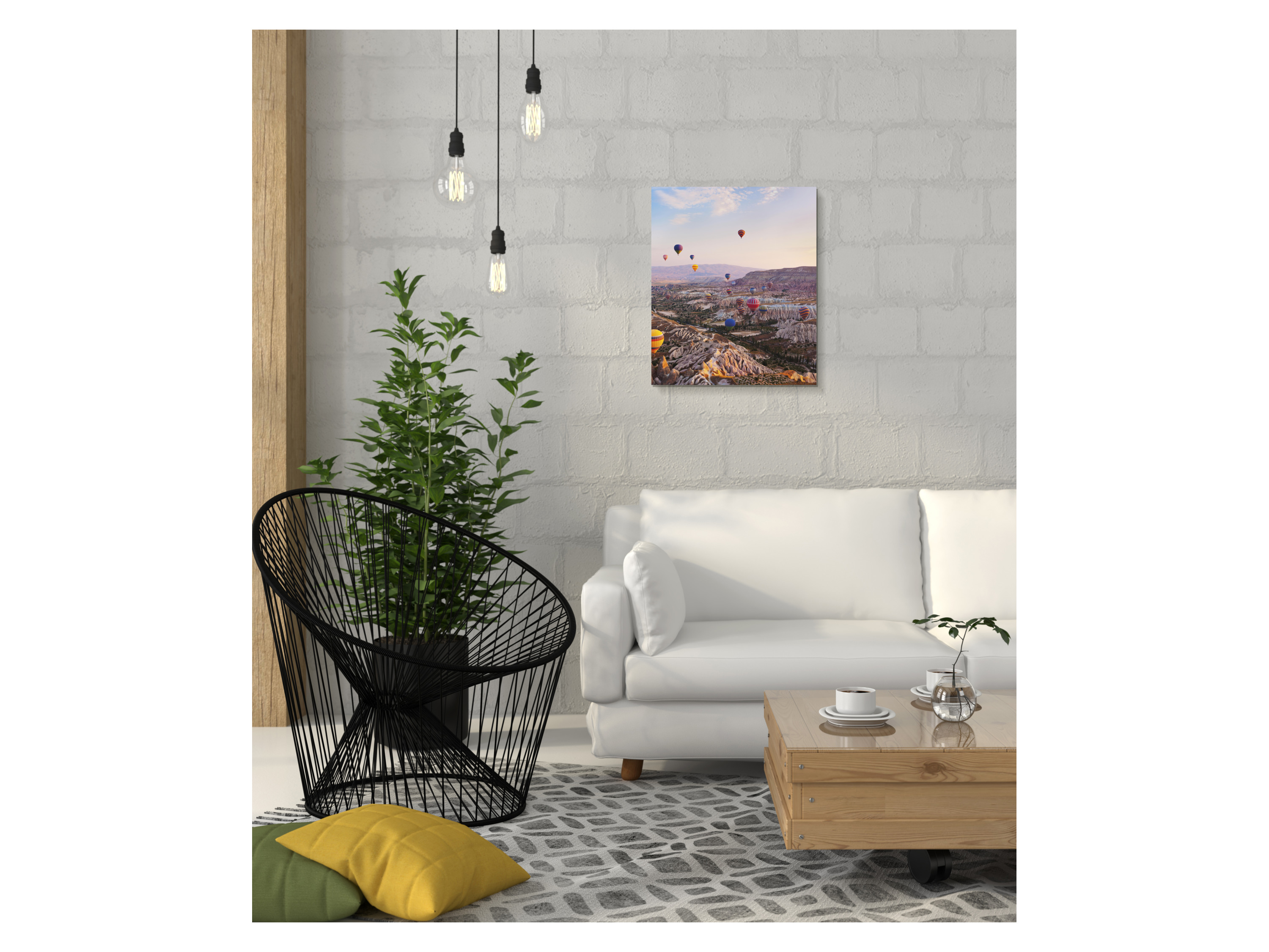 Thumbnail - marmony® Infrarot-MOTIV-Heizkörper 500 W mit Thermostat MTC-40 (Heißluftballon)