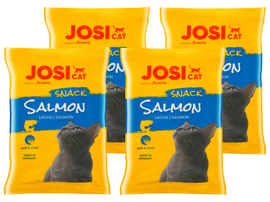 JosiCat Katzensnack Salmon, 4 x 60 g