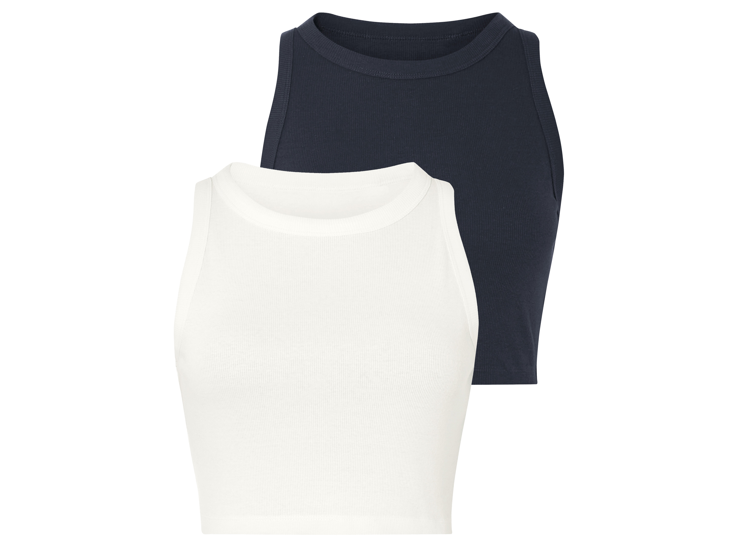 esmara® Damen Top cropped Rippe, 2 Stück (weiß/navy, XL (48/50))““ | dass ein Textil- oder Lederprodukt auf mehr als 300 Schadstoffe geprüft wurde. Cotton made in Africa Wir unterstützen den nachhaltigen Baumwollanbau in Afrika Mit dem Kauf dieses Produkts leistest Du einen wichtigen Beitrag zur Zukunft Afrikas und zum Schutz der Umwelt. Du unterstützt die Initiative Cotton made in Africa dabei, die Lebensbedingungen afrikanischer Kleinbäuerinnen und Kleinbauern und ihrer Familien zu verbessern und die Umwelt zu schützen. Mehr unter: cottonmadeinafrica.org/massbalance Eine Initiative der AID BX Trade Foundation Hohenstein Das passt perfekt Das Prüfinstitut Hohenstein führt seit rund 60 Jahren Reihenmessungen und Studien zur Erfassung der Körpermaße durch. Mit Nutzung der 3-D-Bodyscannertechnologie werden die realen Körperformen visualisiert und in verlässliche Grössentabellen umgerechnet.““