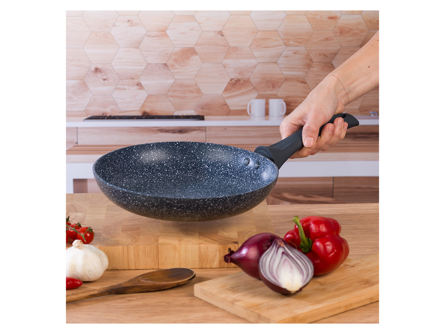 Thumbnail - Russell Hobbs Aluminium Nightfall Collection Blue Marble (Bratpfanne, 24cm)