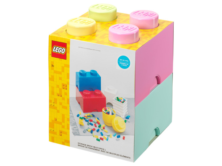 Gehe zu Vollbildansicht: LEGO Aufbewahrungsboxen, 4-teilig - Bild 10