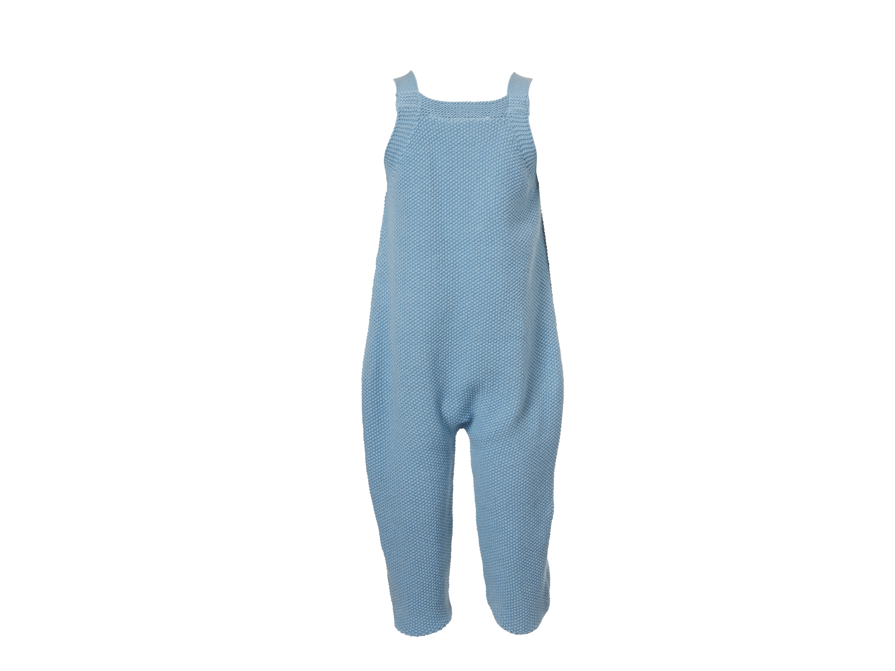 LUPILU® Baby Strick-Latzhose (Blau, 62/68) – Bild 3 von 3
