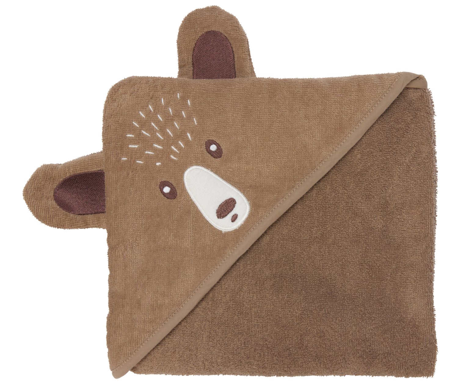 LUPILU® Baby Kapuzentuch 330gsm (Bär) – Bild 4 von 4