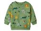 Grünes Kinder-Sweatshirt mit Dschungeltier-Print