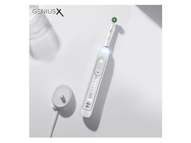 Gehe zu Vollbildansicht: Oral-B Genius X Elektrische Zahnbürste, weiß - Bild 4