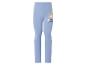 Hellblaue Kinderleggings mit blondem Mädchen und dem Schriftzug „Follow your Heart“.