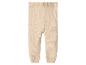 Beige gestrickte Babyhose