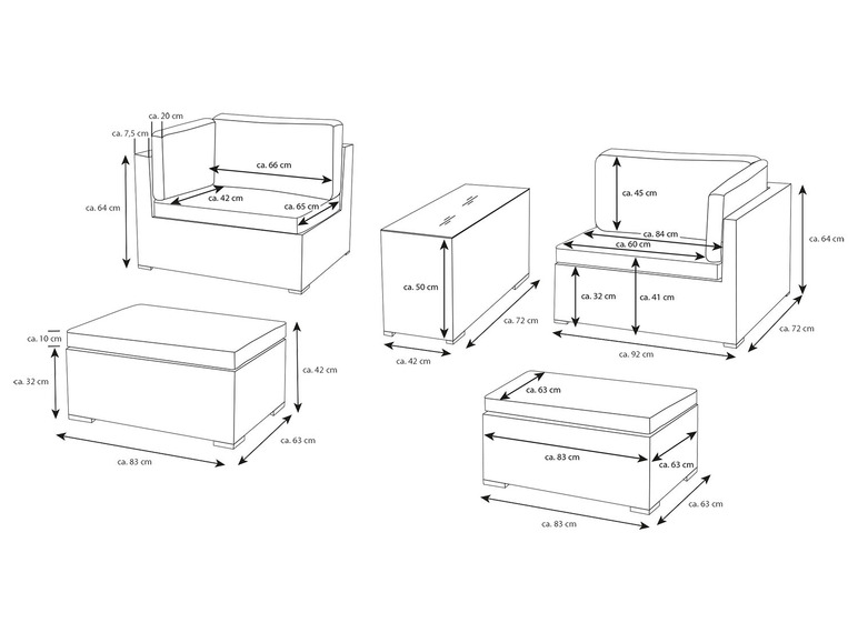 Gehe zu Vollbildansicht: bellavista - Home & Garden® Multifunktionslounge »Samoa« - Bild 13