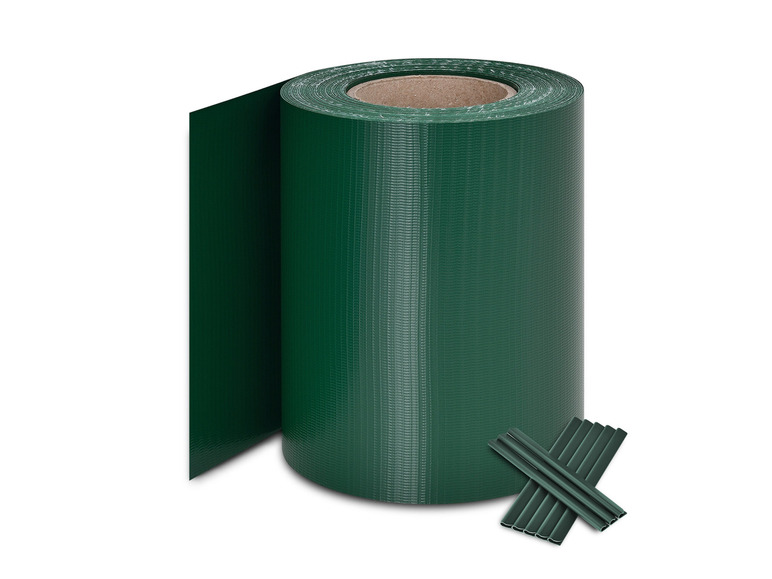 Rolle grüner Kunststoff-Kantenabschluss mit Befestigungsclips
