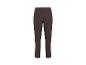 Braune Damenhose mit elastischem Bund und geradem Bein.