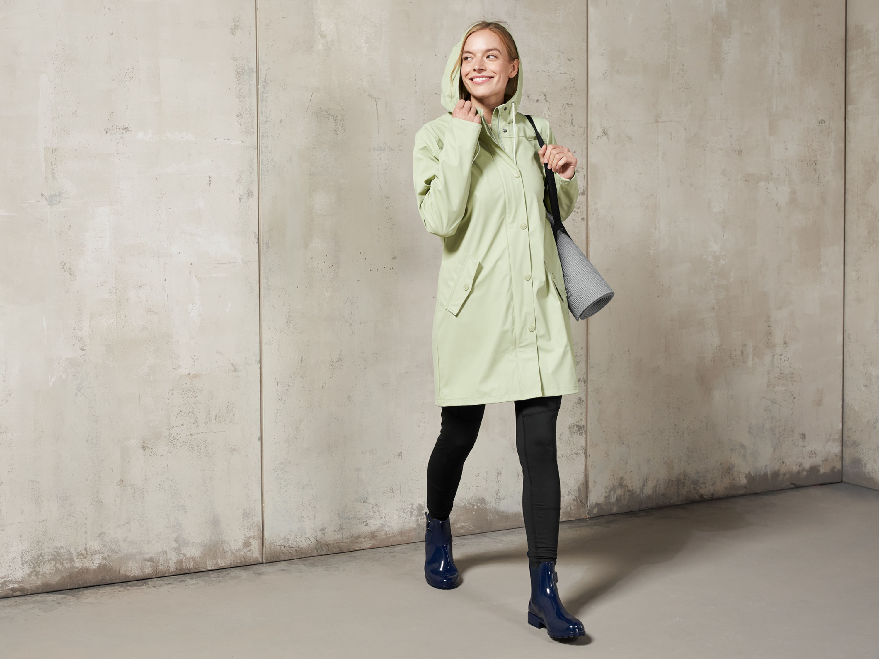 Thumbnail - CRIVIT Damen Regenparka (Grün, XS(32/34))