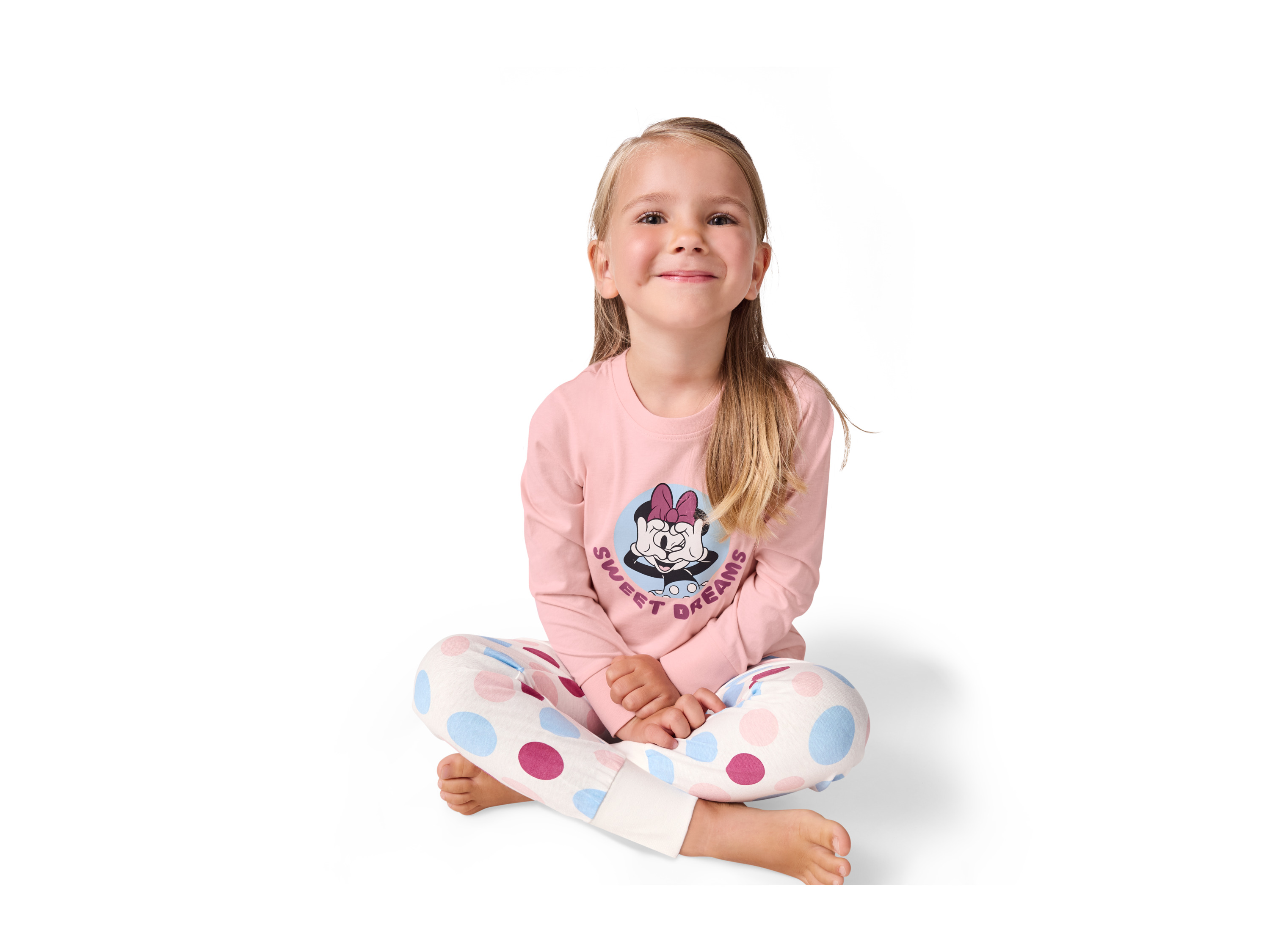 Thumbnail - Kleinkinder Mädchen Jungen Pyjama (MINNIE MAUS, 122/128)