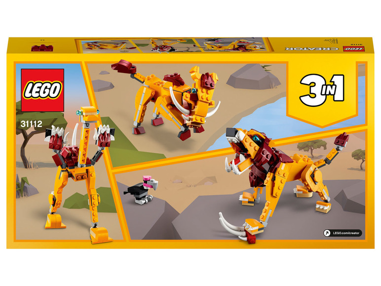 Gehe zu Vollbildansicht: LEGO® Creator 31112 »Wilder Löwe« - Bild 2