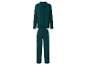 ESMARA® Damen-Pyjama in grünem Karo-Muster.