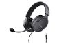 Schwarzes Gaming-Headset mit Mikrofon und 3,5-mm-Klinke